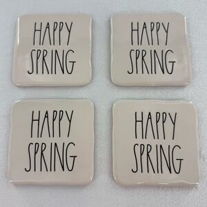 Rae Dunn Happy Spring Coasters